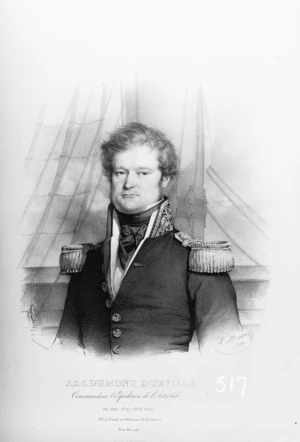 Maurin, Antoine, 1793-1860 :J S C Dumont d'Urville, commandant l'expedition de l'Astrolabe ... [Paris; 1833]