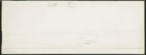 Smith, William Mein 1799-1869 :Sketch taken from a sand hill on the north bank of the Manewatu, near the mouth. September, 1841