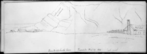 [Crawford, James Coutts] 1817-1889 :From Riddiford's house Teawaite, Nov. 17 1863. East Coast.