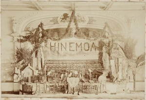Photograph - Stage set for `Hinemoa'
