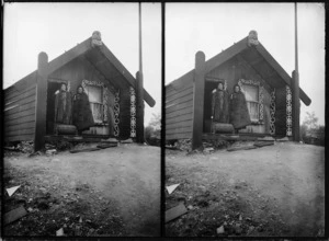 House labelled Tukiterangi, with Makereti Papakura on right