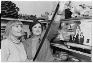 New Zealand Film Archive director Cheryl Linge and marketing director Lynne Carruthers