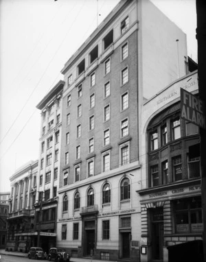 Wellington Commercial Travellers' and Warehousemen's Association building, Customhouse Quay