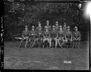 Staff of No 2 Company billet at Daison, Torquay, World War I