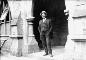 Tore Biddle outside the Supreme Court, Auckland, during the trial of Rua Kenana Hepetipa