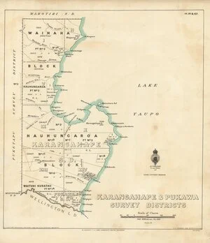 Karangahape & Pukawa Survey Districts [electronic resource] / delt., H.R. Cochran, Nov. 1935.