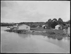 Northwood family home, smokehouse, wharf and shop, Raeo Creek, Pukenui, Northland