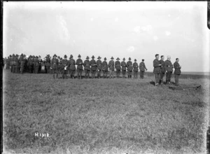 The padres at a New Zealand Division thanksgiving service, World War I