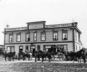 Stewart's Commercial and Family Hotel at Pahaitua