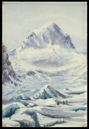 Green, William Spotswood 1847-1919 :Mount Cook from the Linda Glacier / W. S. G. [1882]