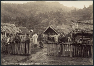 Village scene, Koroniti, Wanganui River
