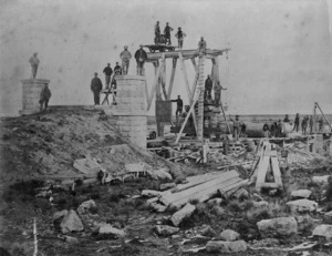 Construction of the Rangitata River Bridge
