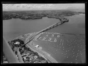 Westhaven, with Auckland Harbour Bridge in the background