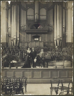 Clara Butt, Kennerley Rumford and Maughan Barnett at Wellington Town Hall