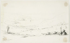 [Mantell, Walter Baldock Durrant] 1820-1895 :Pigeon Bay Wakaroi from edge of forest. 25 August, 1848
