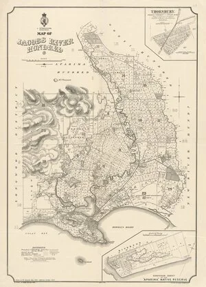 Map of Jacobs River Hundred [electronic resource] / drawn by W. Deverell, July, 1895, additions, October 1910.