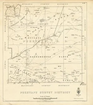Puketapu Survey District [electronic resource] / A.J. Stewart, delt., Nov. 1935.