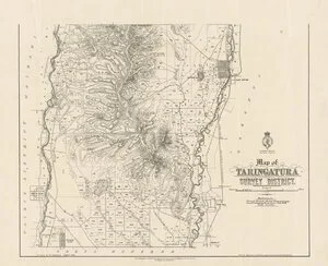 Map of Taringatura Survey District [electronic resource] / drawn by W. Deverell.