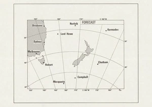 Forecast : [New Zealand and surrounding seas].