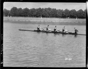 The Codford rowing four, London