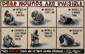 Deep wounds are invisible - lack of ACC cover for some 'human situations'
