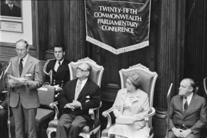 Opening of the Commonwealth Parliamentary Association, Parliament, Wellington, President's speech