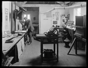 Gordon Burt's photographic studio