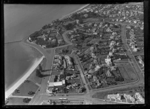Southern end of Mission Bay, Auckland, including beach