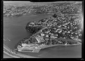 Parnell, Auckland, showing Kerridge-Odeon Motel, with Parnell Baths