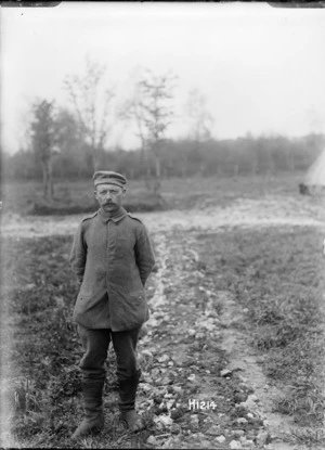 An Alsatian prisoner of war, World War I