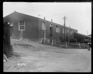 NZEF military camp building in England