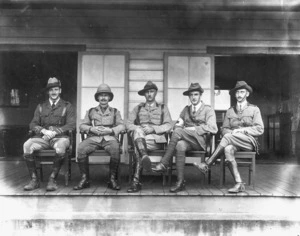 Officers attached to the New Zealand Expeditionary Force, Samoa