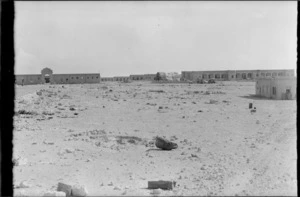 Sollum Barracks, at top of escarpment above Sollum Bay, Egypt, during World War II - Photograph taken by W Timmins