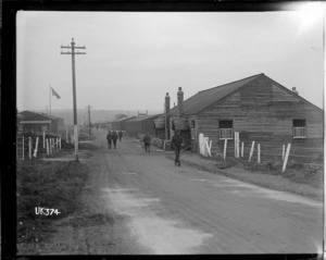 Main street of an NZEF camp in England