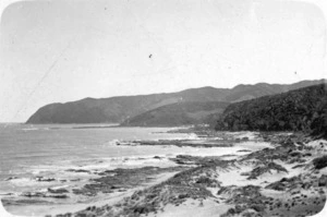 Tustin, W H :Plimmerton extension before roading & settlement, 1894