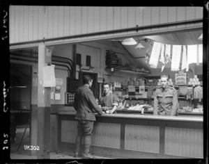 The canteen at the New Zealand Artillery camp, Ewshot