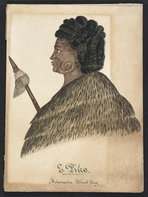 [Hall, R] :E Piko. Motawarka, Blind Bay [After 1843]