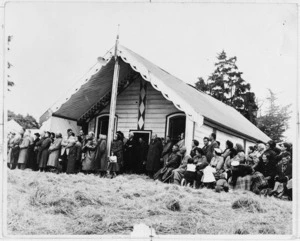 Tangi of Tohuroa Wi Parata at Whakarongotai Marae, Waikanae