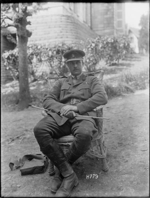 A New Zealand Division staff officer, World War I