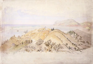 Artist unknown :The Boulder Bank [Nelson, 1860s?]