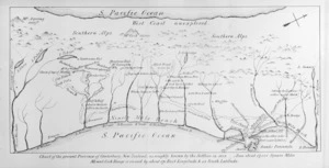 Sketch map of the pastoral area of Canterbury
