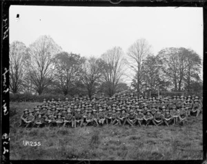 A World War I company of New Zealand troops in England