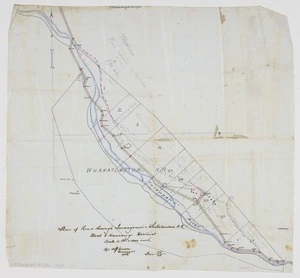 Mason, Augustus Philip, 1842-1910 :Plan of road through Turanganui & Whakatomotomo N. R., Block V Haurangi District [ms map] / A.P. Mason, surveyor, 1906
