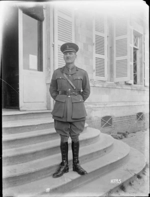 A New Zealand Division staff officer, World War I
