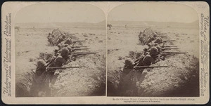 Soldiers in the Orange River trenches