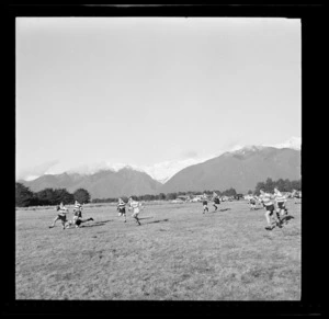 Fox Glacier football game, West Coast Region