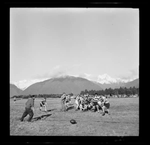 Fox Glacier football game, West Coast Region
