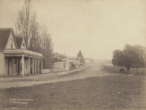 Creator unknown : Photograph of Waipukurau street scene, Hawke's Bay, taken by the Burton Brothers