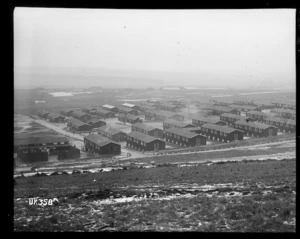General view a New Zealand military camp in England, World War I