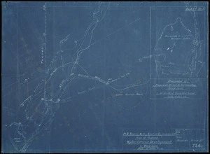 R W Holmes & Sons :Plan of proposed hydro-electric development at Deep Cove [ms map]. Surveyed by R W Holmes & Son. July 1926
